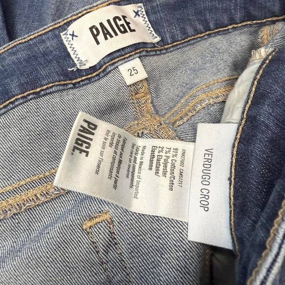 Paige size 25 high waisted straight leg - Picture 4 of 4